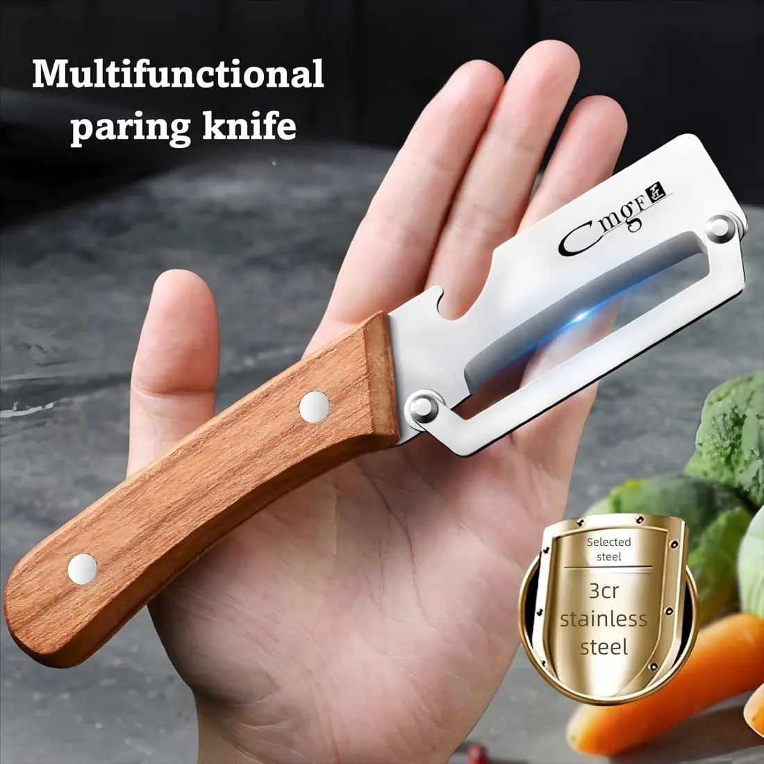 Premium Stainless Steel Vegetable Peeler Pro
