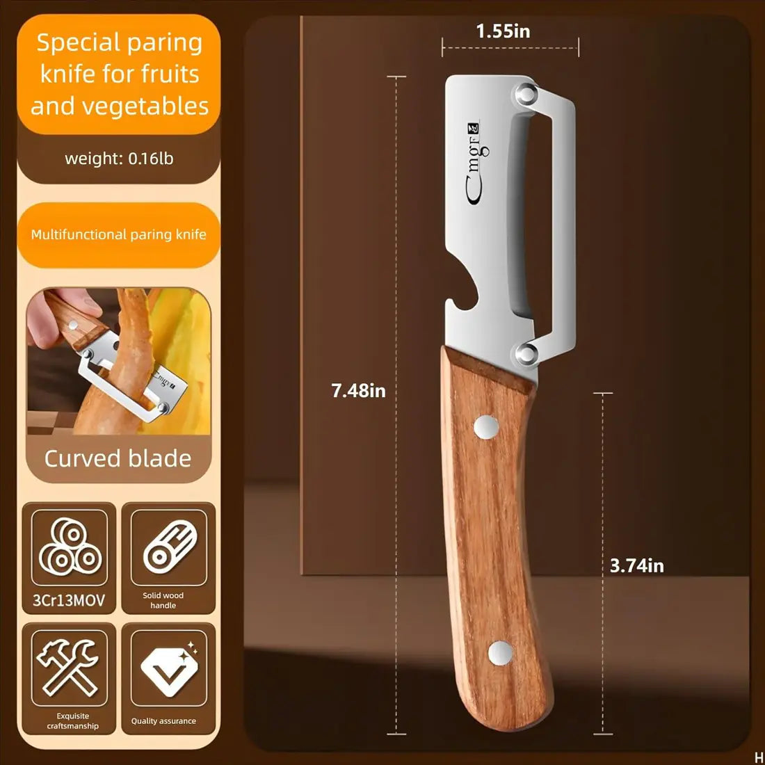 Premium Stainless Steel Vegetable Peeler Pro