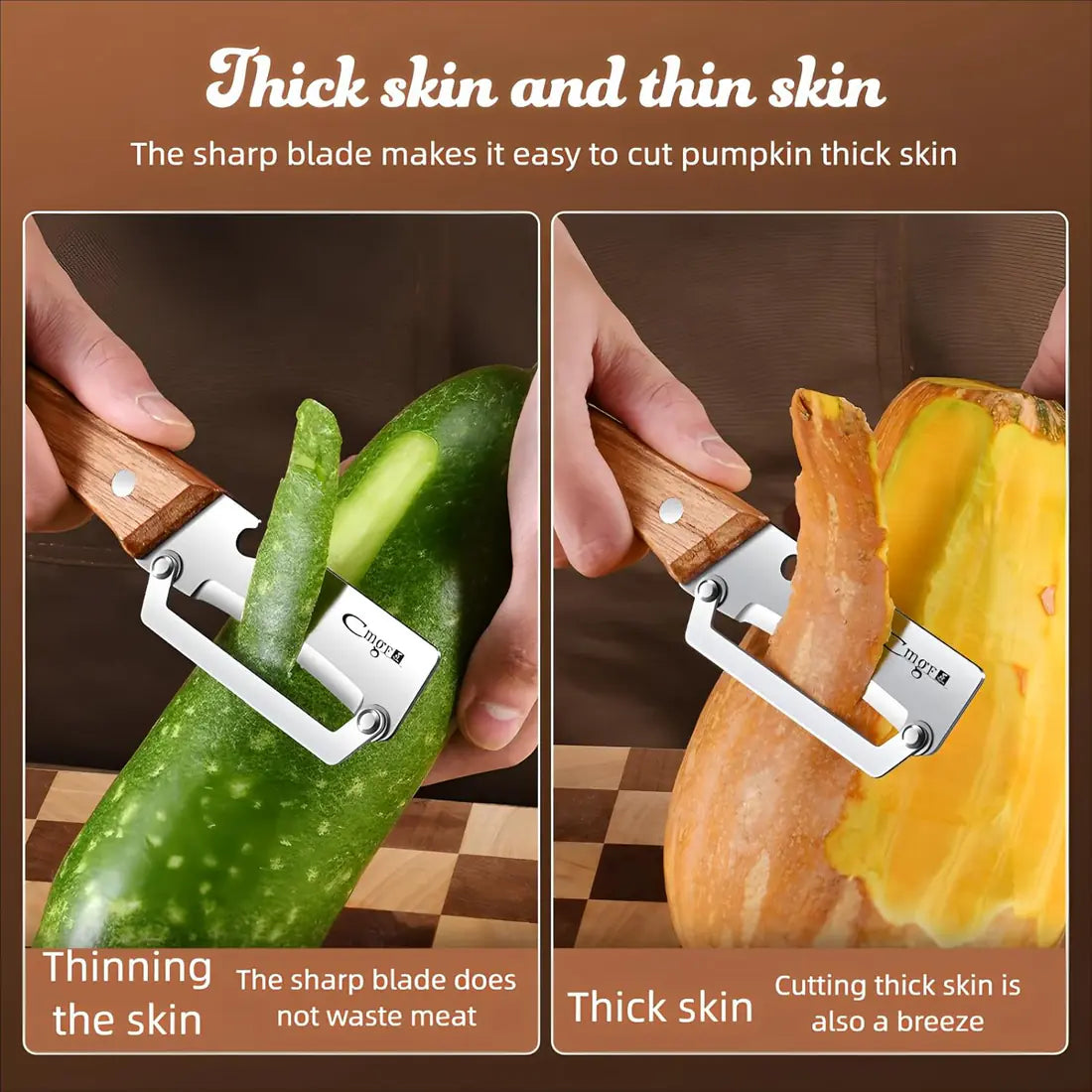 Premium Stainless Steel Vegetable Peeler Pro