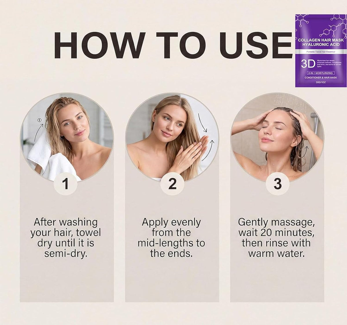 3D Collagen Hair Mask