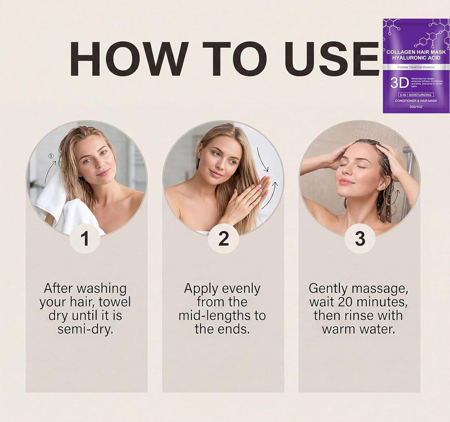 3D Collagen Hair Mask