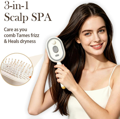 6- in-1 Smart Electric Mist Massage Brush