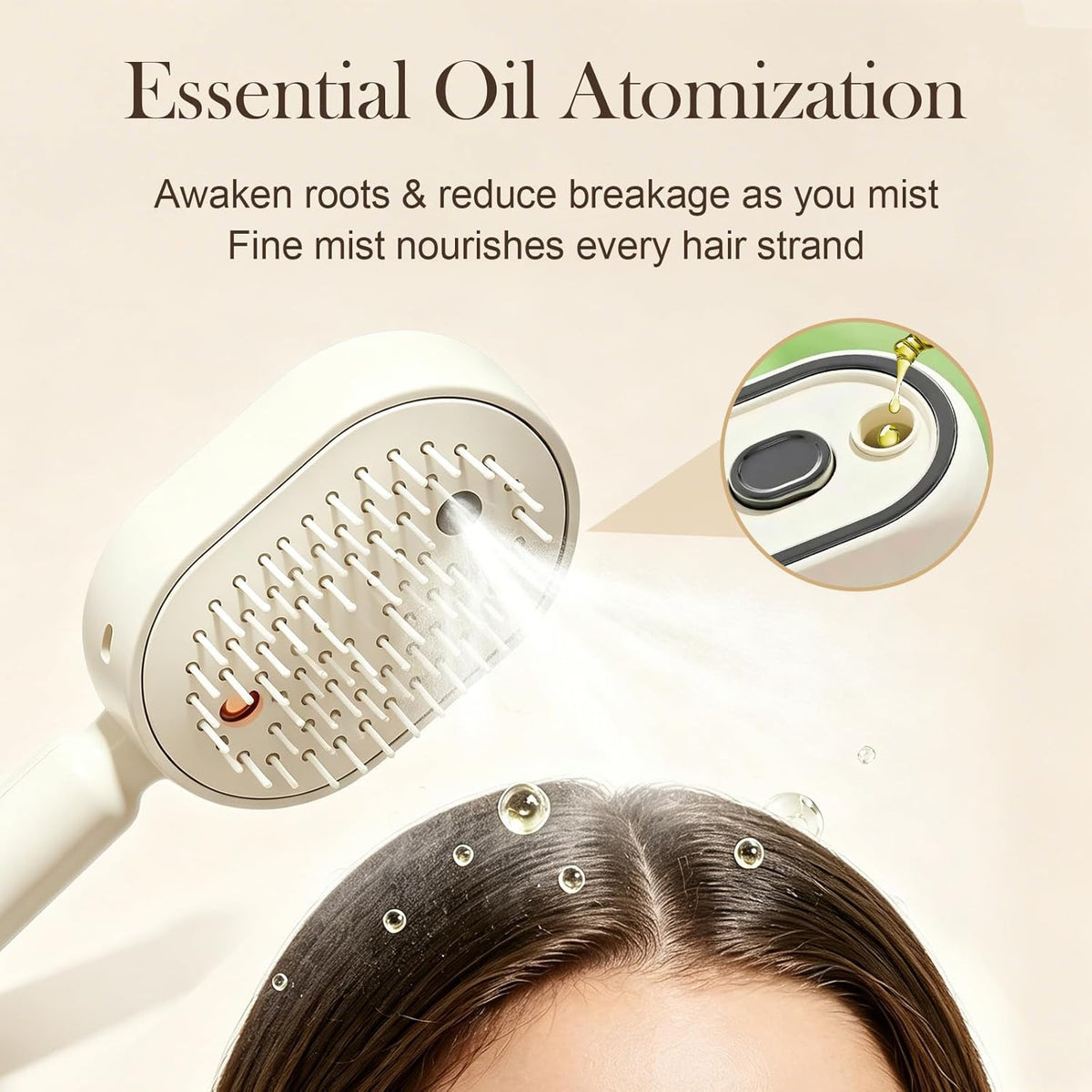6- in-1 Smart Electric Mist Massage Brush