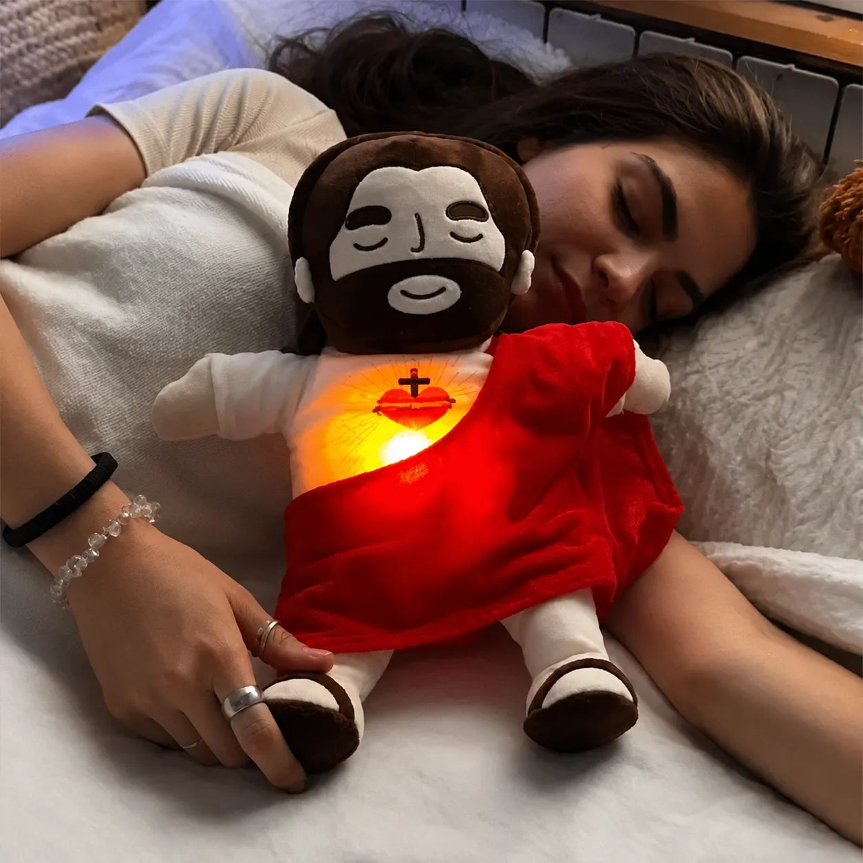 Soothing Jesus Plush Sleep Companion